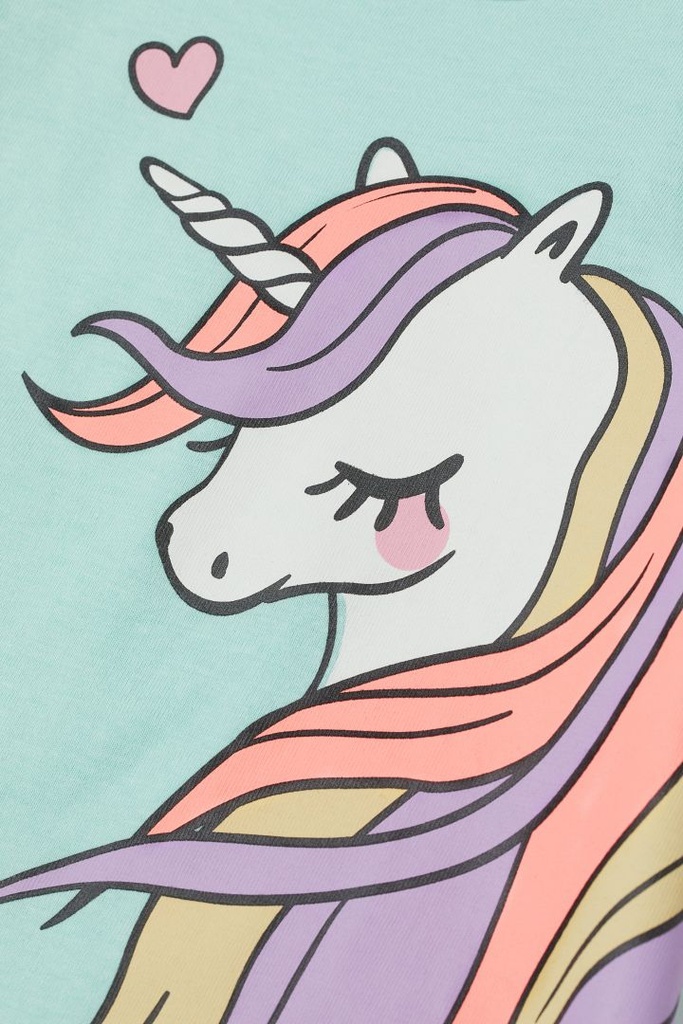 Vestido H&M Estampado sin Mangas Unicornio