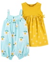 Set Body Vestido y Panty Flores - 3 Piezas