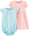 Set Body Vestido y Panty Heladitos - 3 Piezas