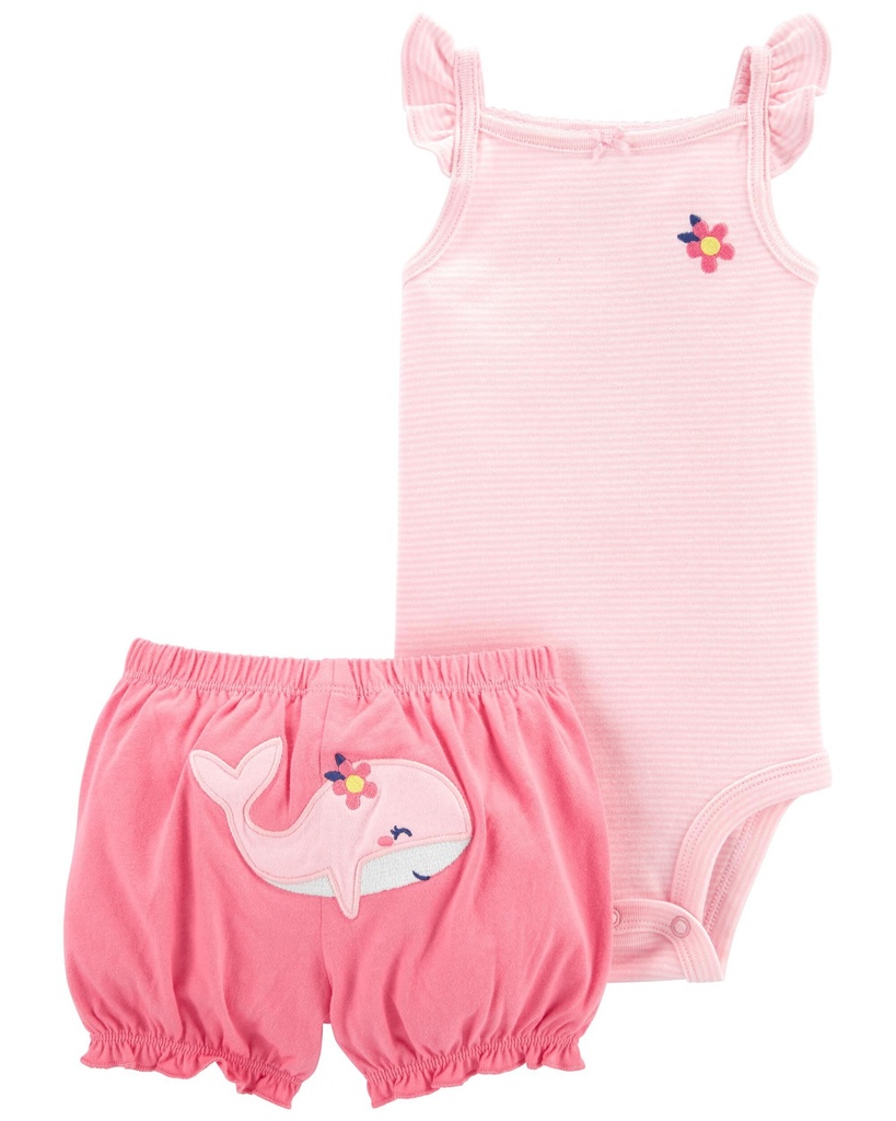 Set Body y Short Ballenita - 2 Piezas