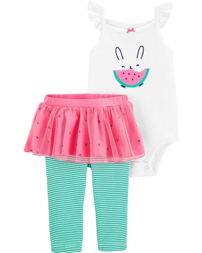 [1H388310] Set Body y Pantalón Conejito - 2 Piezas