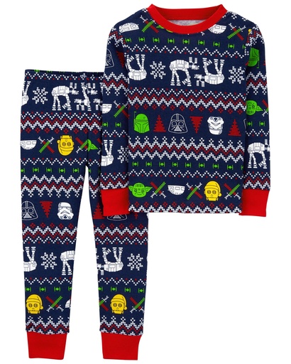 [2K001611] Set Pijama Franela y Pantalón Star Wars - 2 Piezas