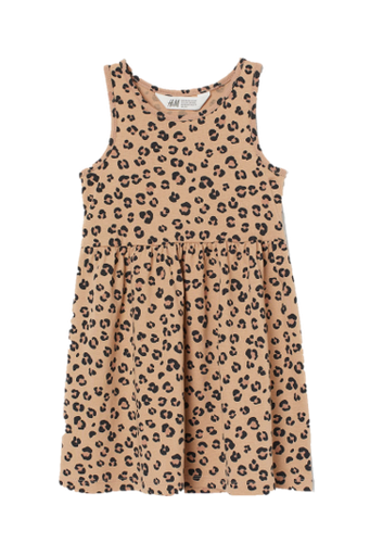 [0870530009] Vestido H&M Estampado sin Mangas Animal Print
