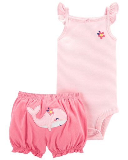 Set Body y Short Ballenita - 2 Piezas